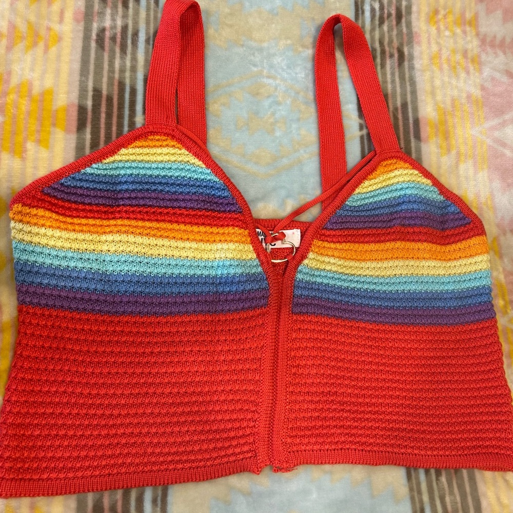 Colorful Striped Tank Top